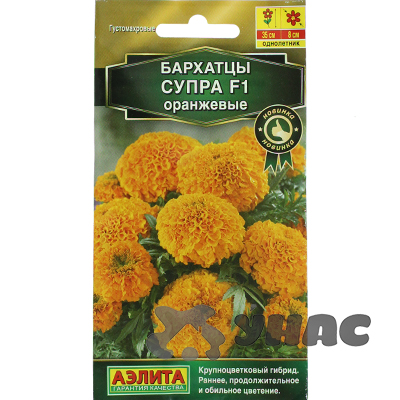 Бархатцы Супра оранж Аэлита Ц