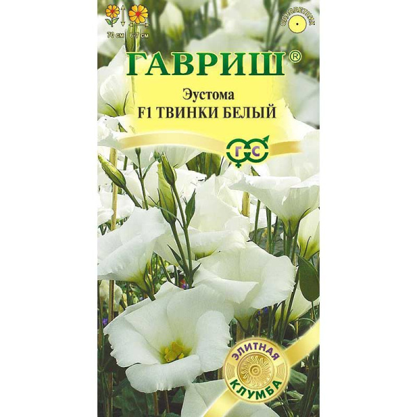 Эустома Твинки белый Гавриш Ц
