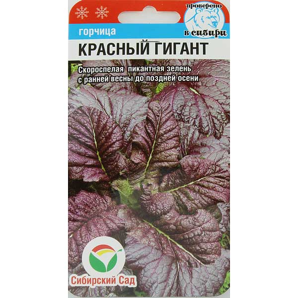 Горчица Красный гигант СибСад