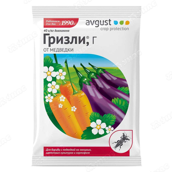 Гризли 100гр.(от медведки) Август