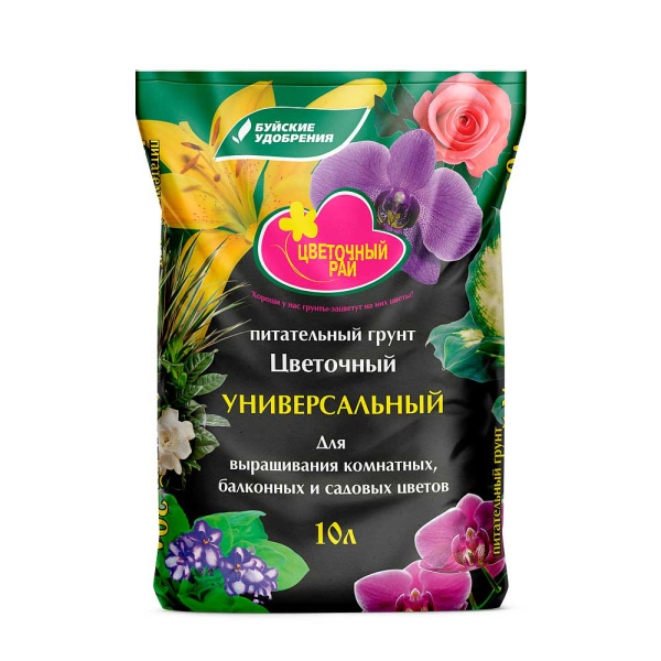 Грунт «Цветочный Рай» Цветочный 10л БХЗ