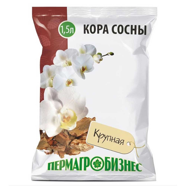 Кора сосновая КРУПНАЯ 1,5л ПАБ