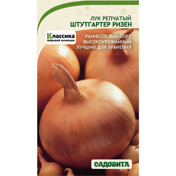Лук Штуттгартер ризен 0,5гр Садовита Ц