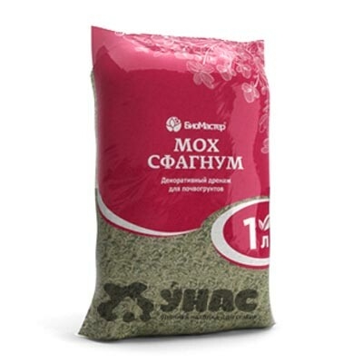 Мох-сфагнум 1л Био-Мастер