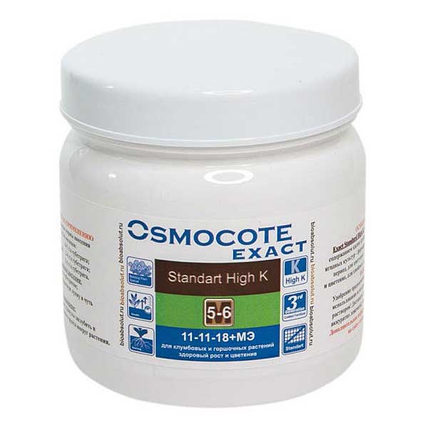 Осмокот 0.5кг.(exact Stand.High К) 5-6 мес NPK 11-11-18+МЭ