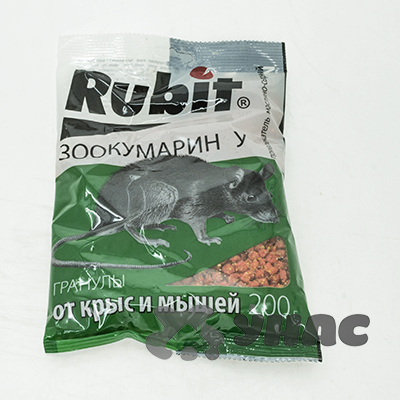 РУБИТ Зоокумарин гранулы 200г (масло-сыр)