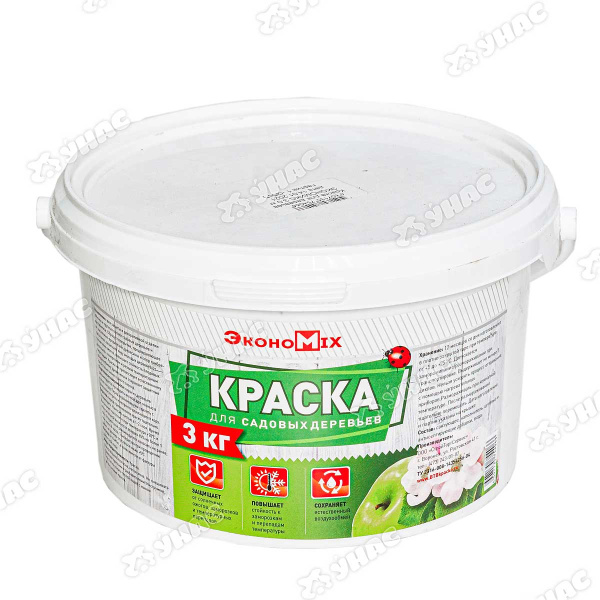 Садовая побелка акрил. ЭконоМикс 3кг (Воронеж)