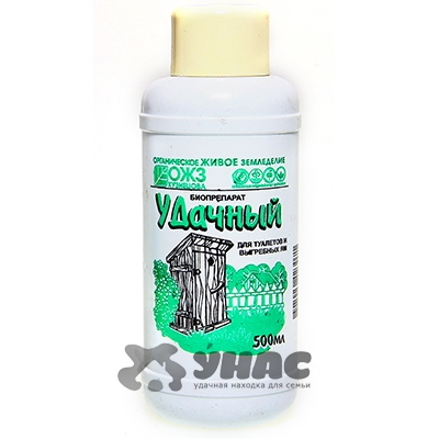 Удачный-биопрепарат для туалетов 0,5л
