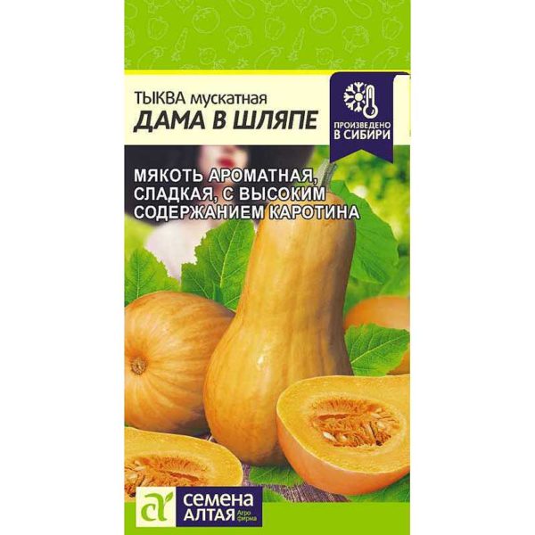 Тыква Дама в Шляпе СемАлт Ц