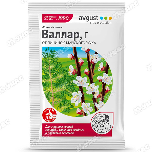Валлар (от майск.жука,проволоч.) 50г Август